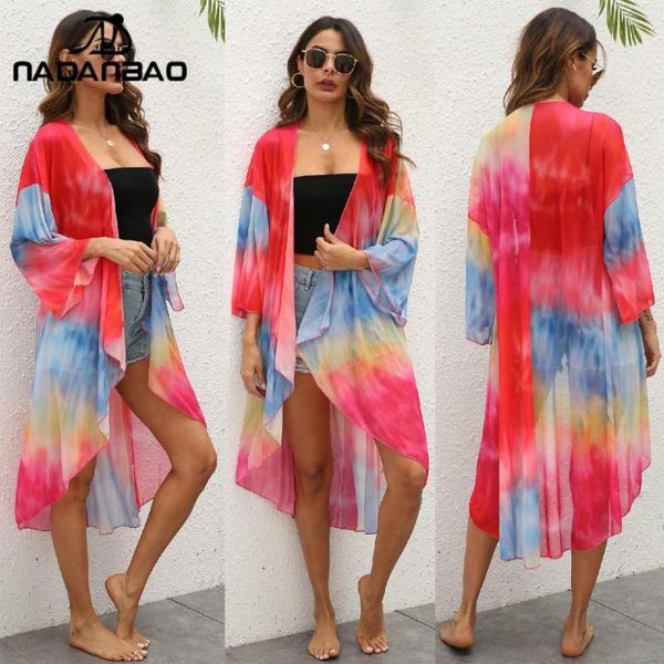 tie-dye printed irregular long beach veil fashion three-quarter sleeve mesh seaside sunscreen beachwear women's swimwear, White;black
tie-dye printed irregular long beach veil fashion three-quarter sleeve mesh seaside sunscreen beachwear women's swimwear, White;black