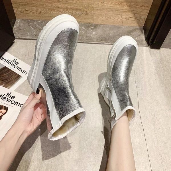 boots snow 2021 women's shoes winter thick sole plaform ankle thicken plush warm cotton, Black
boots snow 2021 women's shoes winter thick sole plaform ankle thicken plush warm cotton, Black