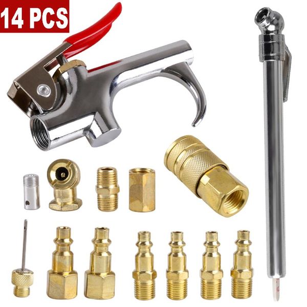professional spray guns 14pcs dust removing air blow compressor nozzle pneumatic blowing tool accessory quick coupler and plug
professional spray guns 14pcs dust removing air blow compressor nozzle pneumatic blowing tool accessory quick coupler and plug