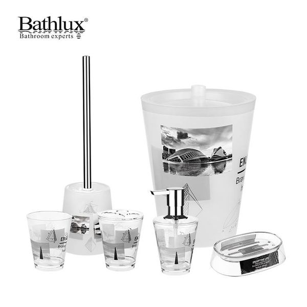 bathroom accessories set,6 pcs plastic gift set ,printed design,brush holder,trash can,tumbler straw bath accessory
bathroom accessories set,6 pcs plastic gift set ,printed design,brush holder,trash can,tumbler straw bath accessory