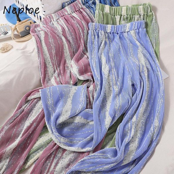 women's pants & capris neploe wide leg women high waist mopping casual trousers female summer wild rendering color stripe pleated botto, Black;white
women's pants & capris neploe wide leg women high waist mopping casual trousers female summer wild rendering color stripe pleated botto, Black;white