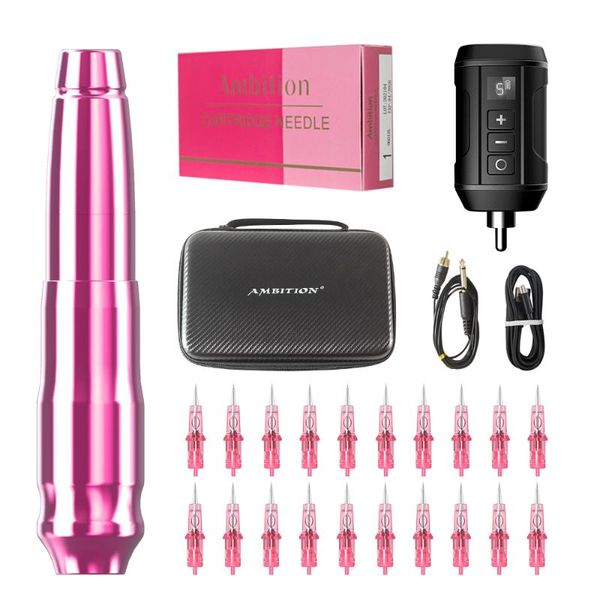 tattoo guns kits ambition permanent makeup machine professional micropigmentation device with 20pcs nano one tip cartridge needles
tattoo guns kits ambition permanent makeup machine professional micropigmentation device with 20pcs nano one tip cartridge needles