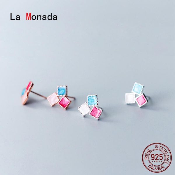 stud la monada colorful small earrings geometry 925 sterling silver for women girls real jewelry, Golden;silver
stud la monada colorful small earrings geometry 925 sterling silver for women girls real jewelry, Golden;silver