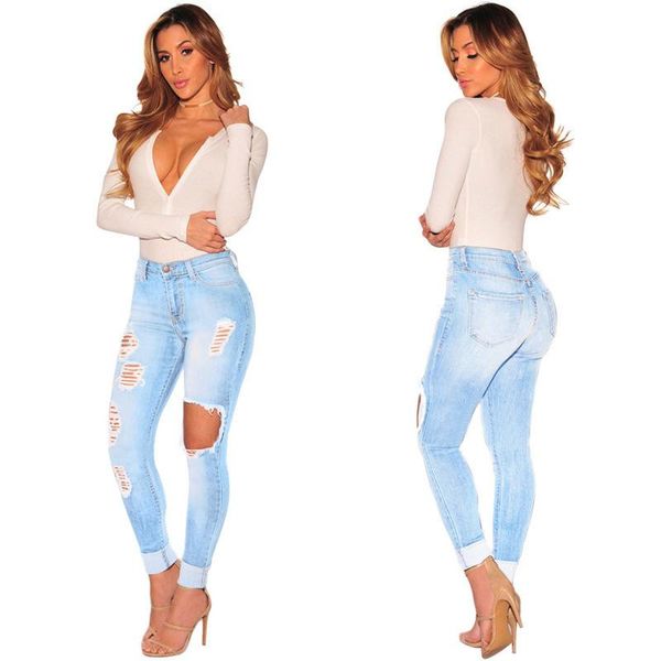 women's jeans fashion holes out bound feet pants woman casual plus size pattern, Blue
women's jeans fashion holes out bound feet pants woman casual plus size pattern, Blue