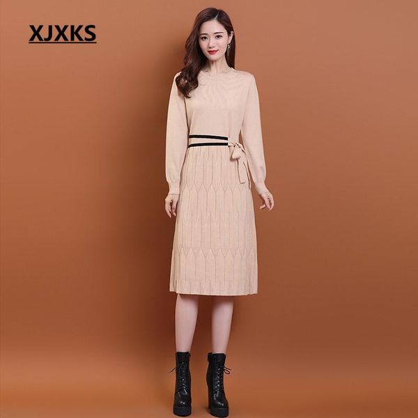 autumn winter round neck long sleeve women dress wool knitted pullover sweater casual dresses, Black;gray
autumn winter round neck long sleeve women dress wool knitted pullover sweater casual dresses, Black;gray