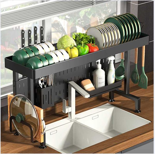 kitchen storage & organization 48-86cm scalable shelf organizer over the sink dish drying rack holder draining countertop
kitchen storage & organization 48-86cm scalable shelf organizer over the sink dish drying rack holder draining countertop