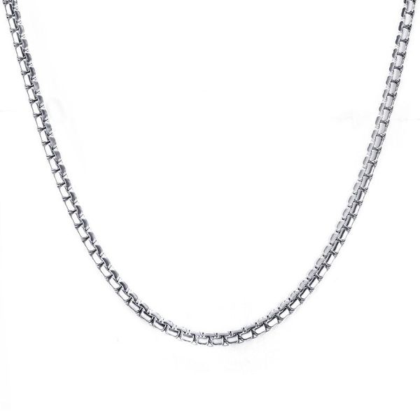 chains 2021 stainless steel flat chain domineering and simple necklace gold 3mm thick fashion metal accessories for men, Silver
chains 2021 stainless steel flat chain domineering and simple necklace gold 3mm thick fashion metal accessories for men, Silver