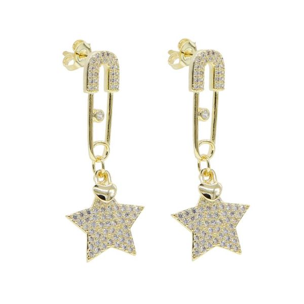 dangle & chandelier double circle star pin charms earrings for women gold color long trendy ear drop jewelry gifts, Silver
dangle & chandelier double circle star pin charms earrings for women gold color long trendy ear drop jewelry gifts, Silver