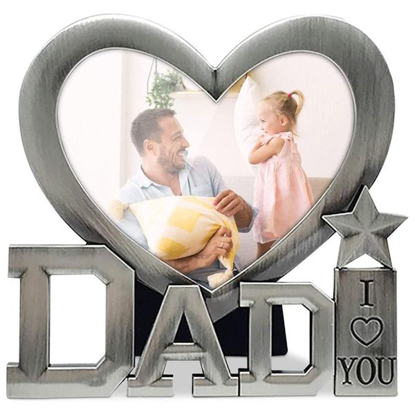 frames metal father's day dad po clip frame gift picture props birthday gifts