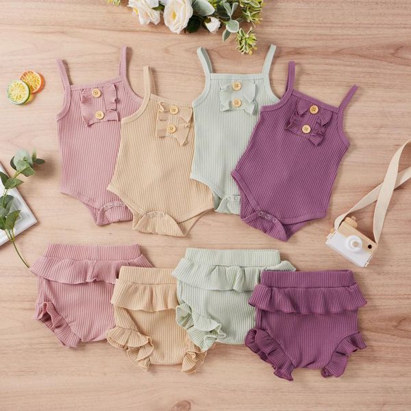 born infant baby girl clothes sets sleeveless solid romper bodysuit+ruffles shorts outfits toddler bodysuits girls clothing, White
born infant baby girl clothes sets sleeveless solid romper bodysuit+ruffles shorts outfits toddler bodysuits girls clothing, White