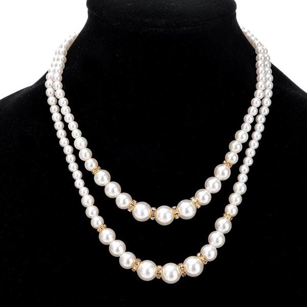 chokers 70% sell adjustable double-layer luxury faux pearl beads necklace for party, Golden;silver
chokers 70% sell adjustable double-layer luxury faux pearl beads necklace for party, Golden;silver