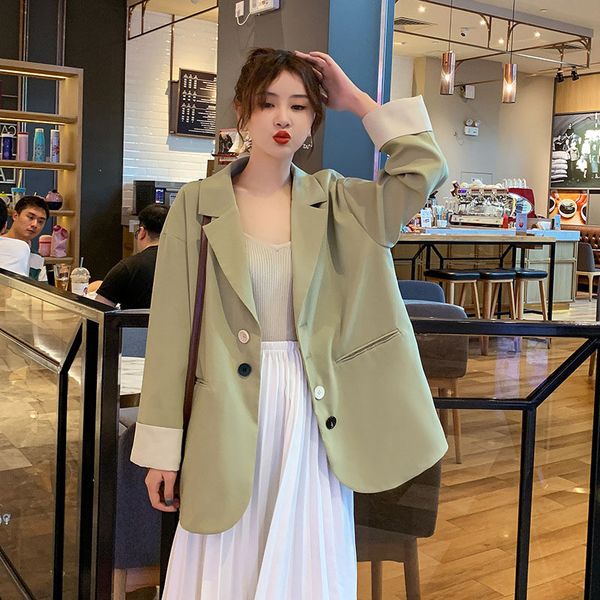 exquisite high-end suit mg little elephant green coat women's spring and autumn casual, White;black
exquisite high-end suit mg little elephant green coat women's spring and autumn casual, White;black