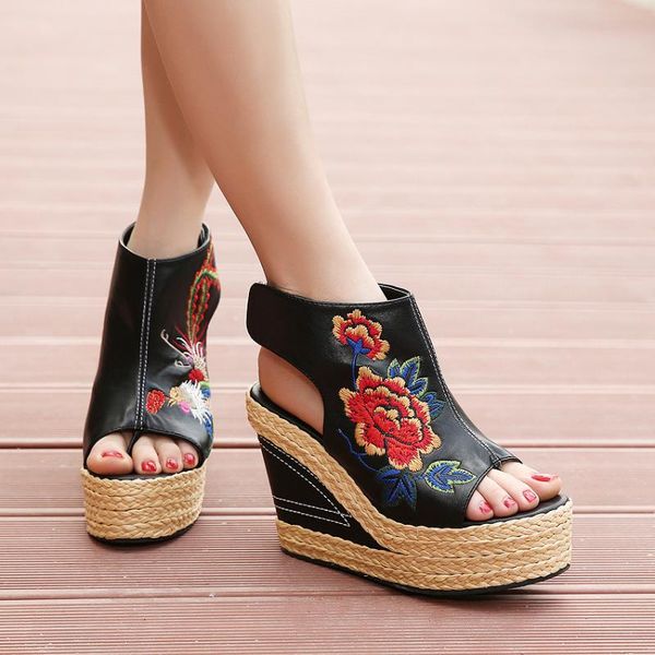 dress shoes 2021 summer wedge heels women sandals open toe fish head platform high slingbacks 68, Black
dress shoes 2021 summer wedge heels women sandals open toe fish head platform high slingbacks 68, Black