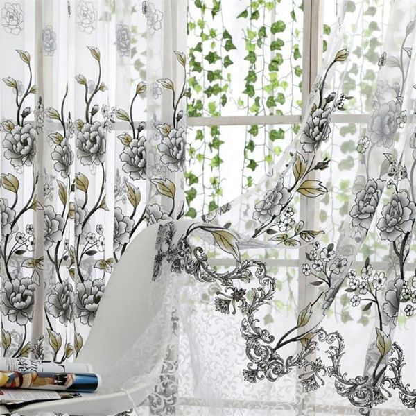 100*200cm bay window curtain drape summer decor gauze tulle home cafe door hangings panels flower screenings #bl3 & drapes
100*200cm bay window curtain drape summer decor gauze tulle home cafe door hangings panels flower screenings #bl3 & drapes