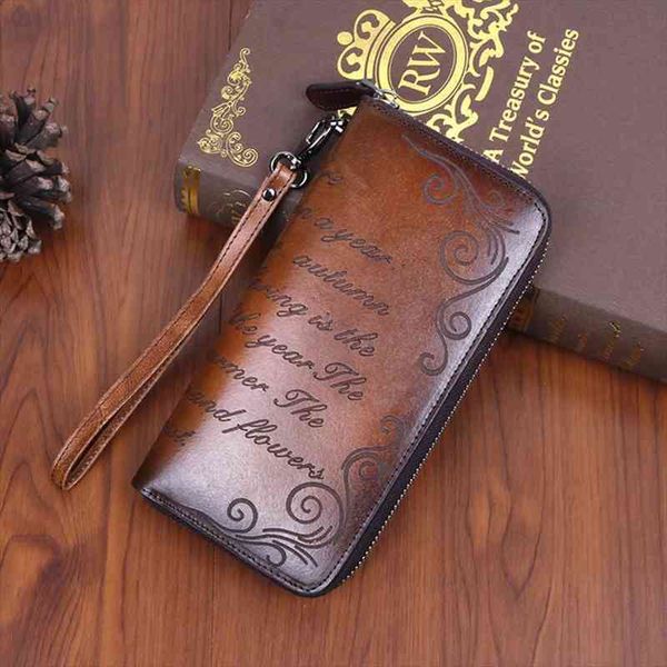 women genuine leather wallet long printing letter cloud female lady card retro clips purse clutch handy money bag, Red;black
women genuine leather wallet long printing letter cloud female lady card retro clips purse clutch handy money bag, Red;black