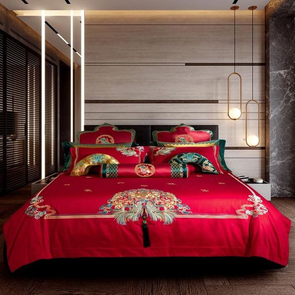 bedding sets egyptian cotton red wedding luxury premium embroidery king size 4/6/11pcs duvet cover bed sheet pillow shams
bedding sets egyptian cotton red wedding luxury premium embroidery king size 4/6/11pcs duvet cover bed sheet pillow shams