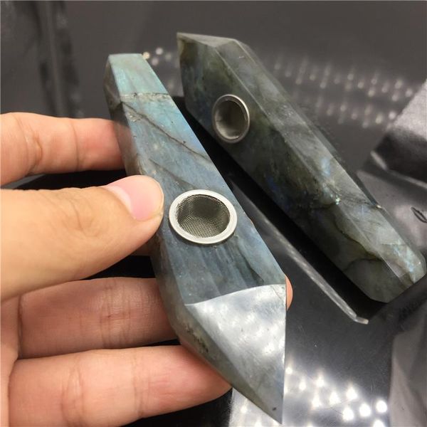 decorative objects & figurines natural crystal pipe labradorite quartz cigarette holder as gift 2 strainer + 1 brush
decorative objects & figurines natural crystal pipe labradorite quartz cigarette holder as gift 2 strainer + 1 brush