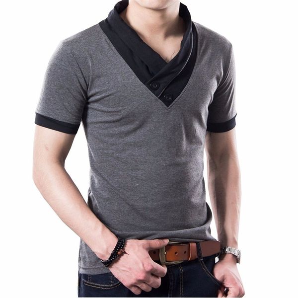 fashion summer men's funny t-shirt slim fit v-neck short sleeve cotton gray personality t shirt male plus size 5xl 210518, White;black
fashion summer men's funny t-shirt slim fit v-neck short sleeve cotton gray personality t shirt male plus size 5xl 210518, White;black