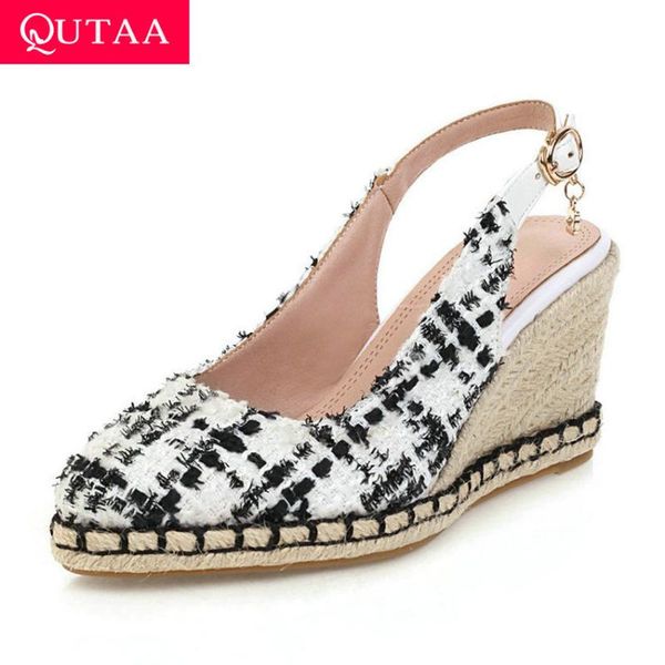 knitting pointed toe buckle women sandals casual wedge high heel summer shoes fashion slingback pumps size34-43, Black
knitting pointed toe buckle women sandals casual wedge high heel summer shoes fashion slingback pumps size34-43, Black