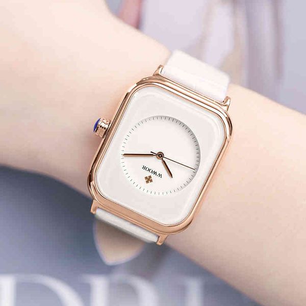 fashion women watches 2021 wwoor white leather minimalist rectangle ladies quartz dress wristwatch relogio feminino montre femme, Silver
fashion women watches 2021 wwoor white leather minimalist rectangle ladies quartz dress wristwatch relogio feminino montre femme, Silver