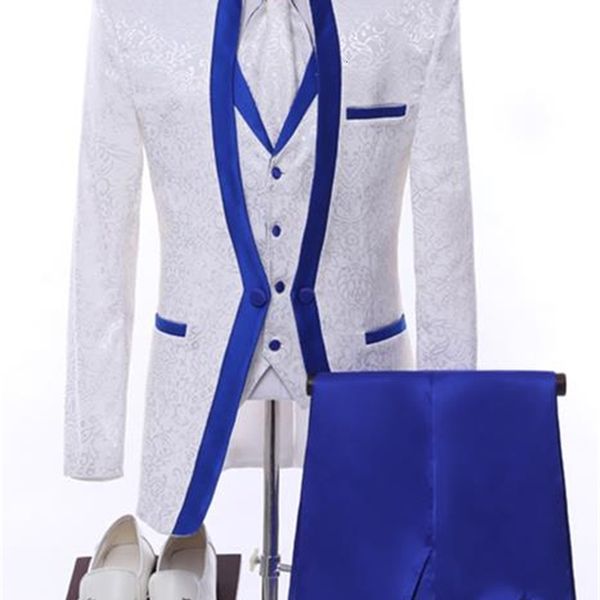 men's suits & blazers goal mode mandarin blazer suit with blue pattern would have 3 marriage slice suit businesses mru6, White;black
men's suits & blazers goal mode mandarin blazer suit with blue pattern would have 3 marriage slice suit businesses mru6, White;black