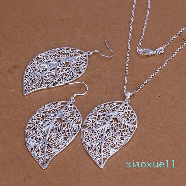 2021 selling christmas gift 925 silver fashion charm tree leaf pendant earring necklace jewelry set 10set/lot
2021 selling christmas gift 925 silver fashion charm tree leaf pendant earring necklace jewelry set 10set/lot