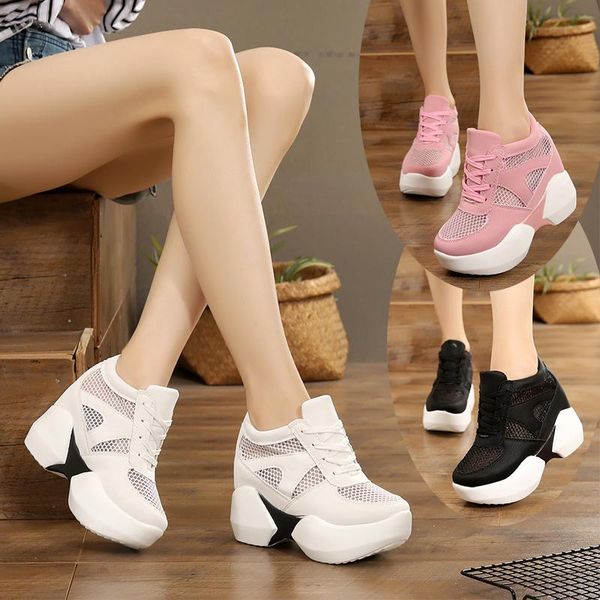 dress shoes 2021 fashion spring women platform casual mesh leather breathable wedge heels cm autumn thick sole sneakers woman, Black
dress shoes 2021 fashion spring women platform casual mesh leather breathable wedge heels cm autumn thick sole sneakers woman, Black