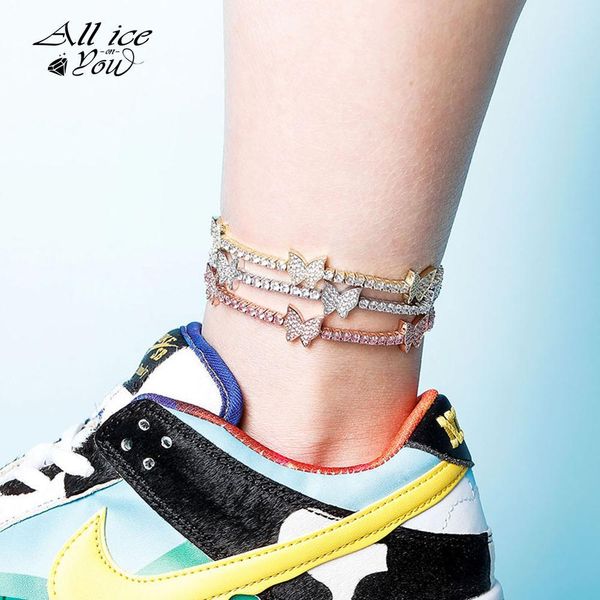 alliceonyou butterfly with 3mm tennis chain iced out cubic zirconia women's anklet hip hop fashion delicate jewelry gift, Golden;silver
alliceonyou butterfly with 3mm tennis chain iced out cubic zirconia women's anklet hip hop fashion delicate jewelry gift, Golden;silver