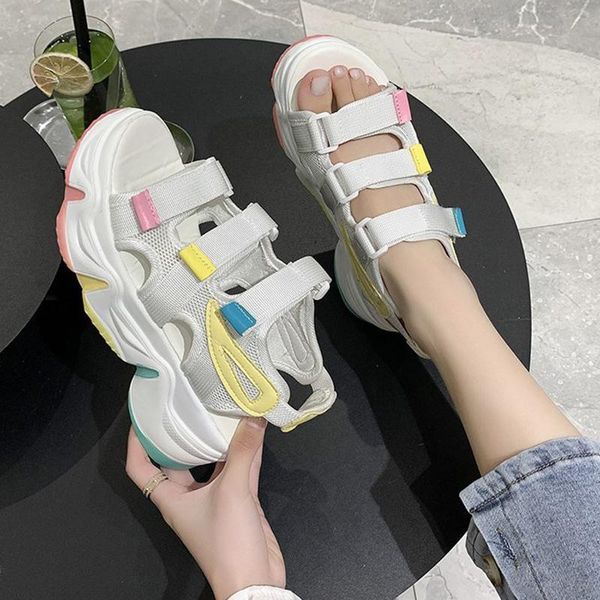 lucyever black white summer platform sandals women casual hook loop chunky wedges shoes for ankle strap sandalias mujer
lucyever black white summer platform sandals women casual hook loop chunky wedges shoes for ankle strap sandalias mujer