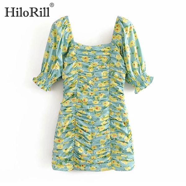 floral print mini dress women short sleeve party bodycon female square collar pleated summer sundresses robe 210508, Black;gray
floral print mini dress women short sleeve party bodycon female square collar pleated summer sundresses robe 210508, Black;gray