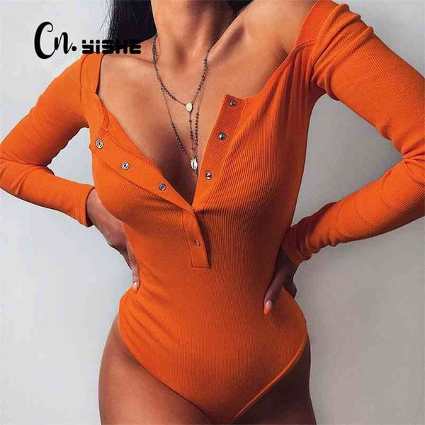 cnyishe ribbed knitted buttons bodysuit jumpsuits long sleeve bodycon streetwear autumn clothes solid rompers 210817, Black;white
cnyishe ribbed knitted buttons bodysuit jumpsuits long sleeve bodycon streetwear autumn clothes solid rompers 210817, Black;white