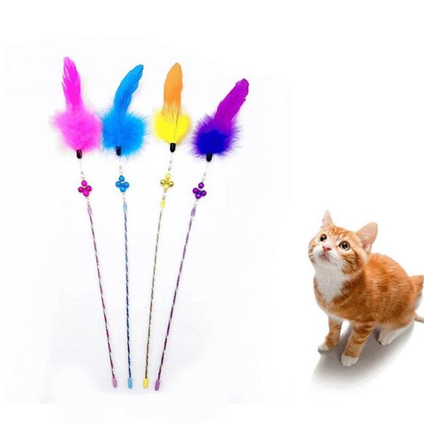 cat toys interactive fun toy teaser wand kitten play pet colorful feather for cats pearl stick products
cat toys interactive fun toy teaser wand kitten play pet colorful feather for cats pearl stick products