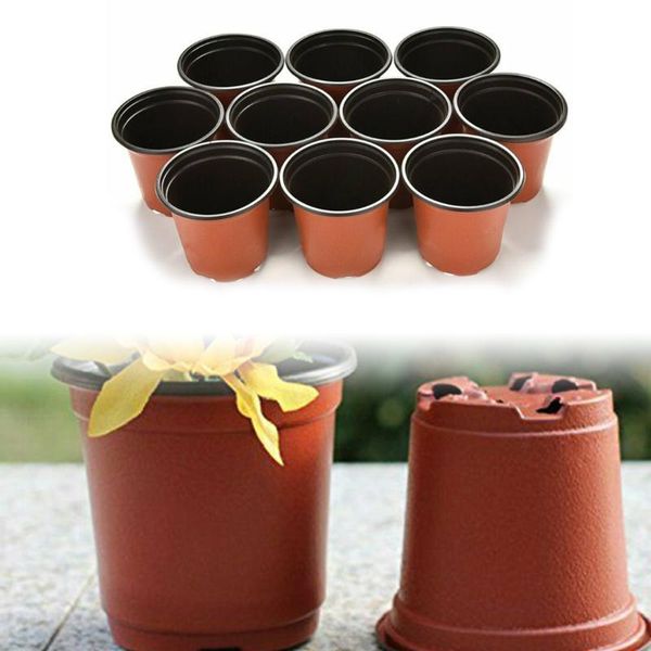 plastic planting pot home gardening flowerpot summer planters & pots