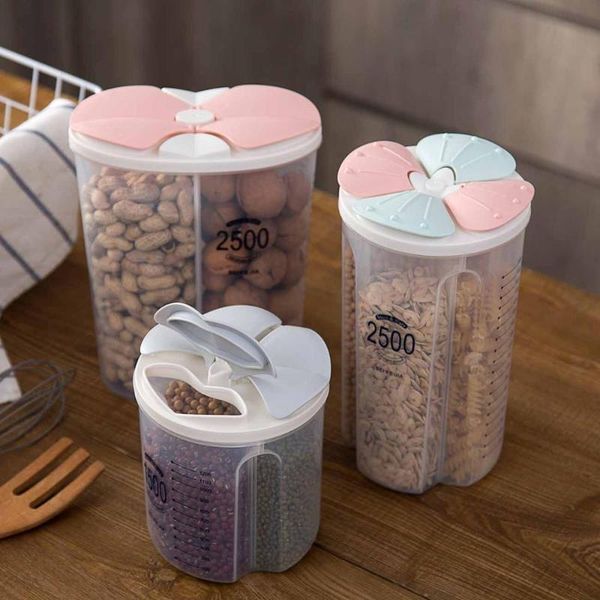 storage bottles & jars transparent kitchen containers beans grain cereal sorting container rice box sealed with divider
storage bottles & jars transparent kitchen containers beans grain cereal sorting container rice box sealed with divider