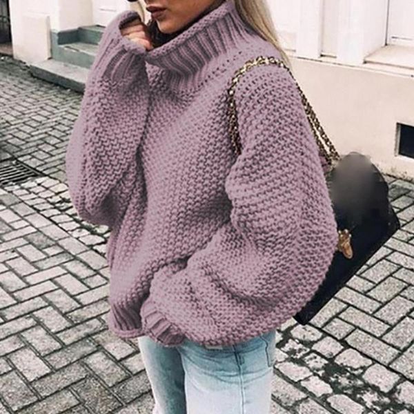 casual women solid color turtleneck batwing sleeve knitted sweater loose pullover sweaters for autumn winter women's, White;black
casual women solid color turtleneck batwing sleeve knitted sweater loose pullover sweaters for autumn winter women's, White;black