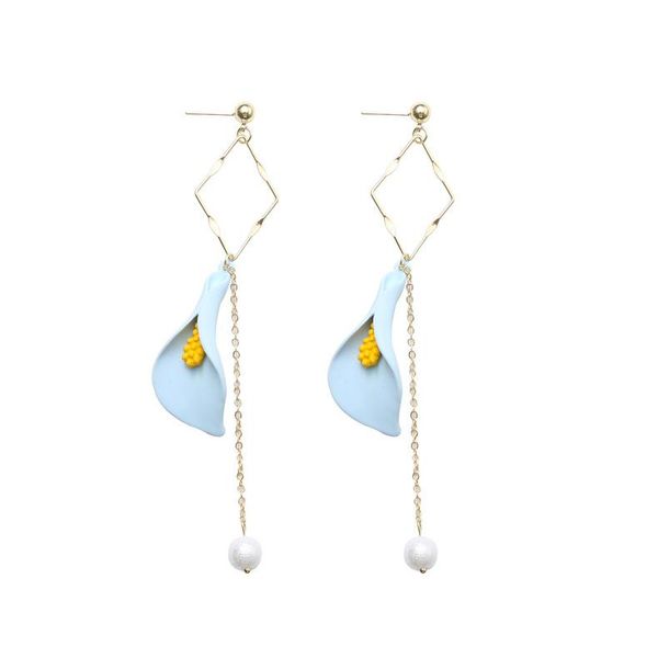 dangle & chandelier blue/purple flower drop earrings for women pendientes mujer moda, fashion long earings simulated pearl jewelry girl gift, Silver
dangle & chandelier blue/purple flower drop earrings for women pendientes mujer moda, fashion long earings simulated pearl jewelry girl gift, Silver