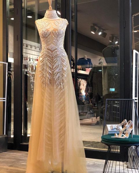 party dresses luxury gold evening dress for women 2021 beads handmade long high neck backless mermaid tuttle formal gowns, White;black
party dresses luxury gold evening dress for women 2021 beads handmade long high neck backless mermaid tuttle formal gowns, White;black