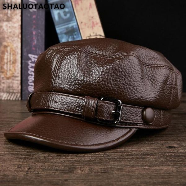 quality genuine leather hat for men women autumn winter thermal cowhide military hats elegant brands leisure cap wide brim, Blue;gray
quality genuine leather hat for men women autumn winter thermal cowhide military hats elegant brands leisure cap wide brim, Blue;gray