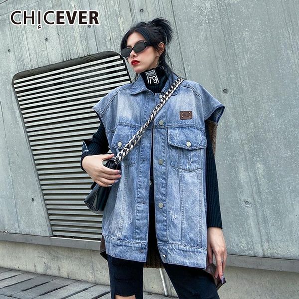 women's vests chicever pattern vest for women lapel collar sleeveless patchwork hit color pockets casaul female 2021 spring clothing, Black;white
women's vests chicever pattern vest for women lapel collar sleeveless patchwork hit color pockets casaul female 2021 spring clothing, Black;white