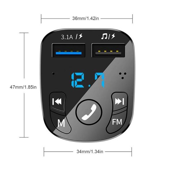 & mp4 players wireless fm transmitter car player quick charger kit with 3.0 dual usb voltmeter and aux mp3
& mp4 players wireless fm transmitter car player quick charger kit with 3.0 dual usb voltmeter and aux mp3