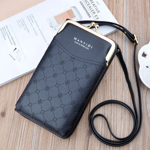 2021 mobile phone bag women's msenger single shoulder fashion simple zipper soft leather purse mini bag, Red;black
2021 mobile phone bag women's msenger single shoulder fashion simple zipper soft leather purse mini bag, Red;black