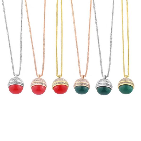 fashion designer pendant women necklace sweater chain high version luxury diamond agate christmas gift party spotlight bright red green smal, Silver
fashion designer pendant women necklace sweater chain high version luxury diamond agate christmas gift party spotlight bright red green smal, Silver