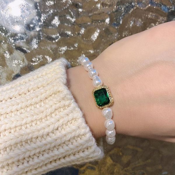 bangle l-88 japan and south korea light luxury retro niche design sense pearl jewelry geometric metal bracelet women, Black
bangle l-88 japan and south korea light luxury retro niche design sense pearl jewelry geometric metal bracelet women, Black