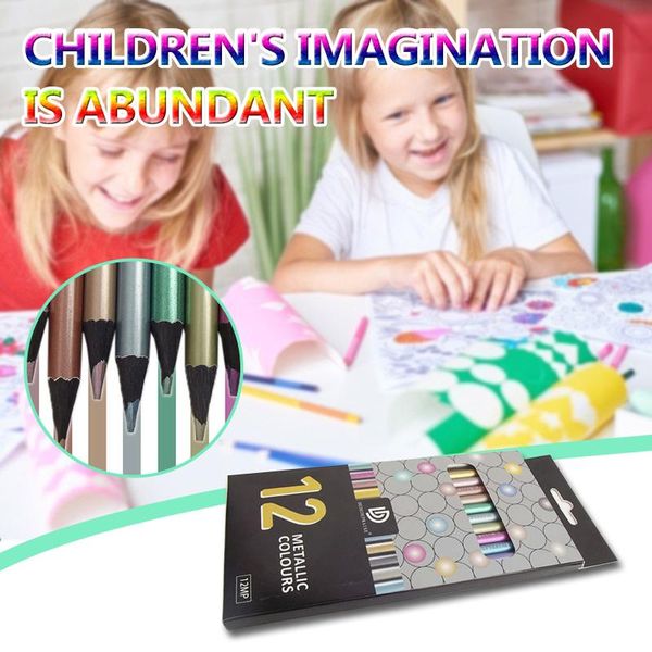 party favor 12 color metallic pencil hand account graffiti painting lead advanced colored sketch for school#p30
party favor 12 color metallic pencil hand account graffiti painting lead advanced colored sketch for school#p30