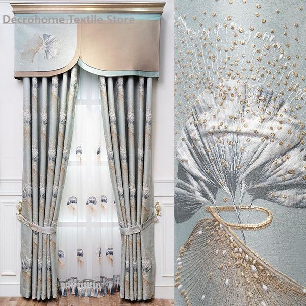 curtain & drapes european high-precision jacquard embossed embroidered product customization high-end living room bedroom
curtain & drapes european high-precision jacquard embossed embroidered product customization high-end living room bedroom