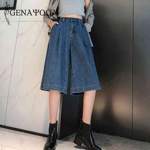 genayooa casual summer short jeans feminino plus size high waist denim loose biker shorts ladies solid korean fashion 210417, White;black
genayooa casual summer short jeans feminino plus size high waist denim loose biker shorts ladies solid korean fashion 210417, White;black