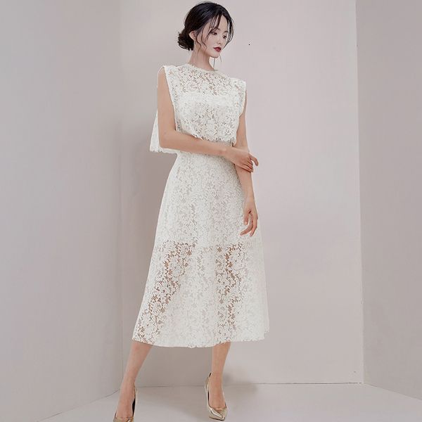 dresses runway women 2 piece suits summer o neck short + high waist lace spaghetti strap party midi sets, White
dresses runway women 2 piece suits summer o neck short + high waist lace spaghetti strap party midi sets, White
