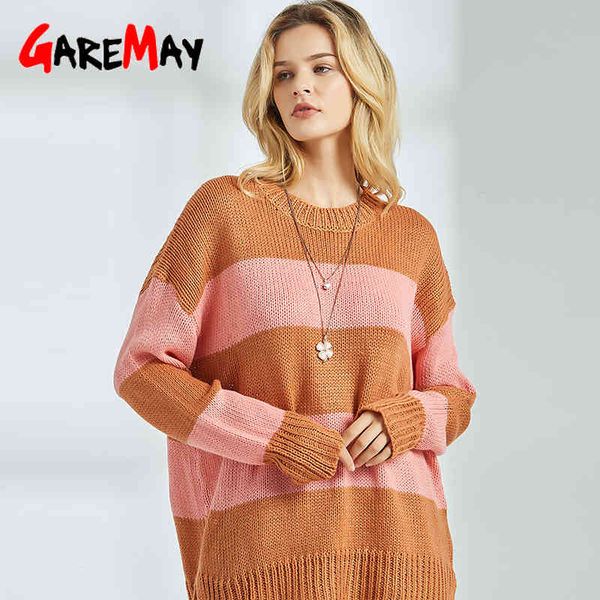 striped sweater round neck long sleeve pullover knitted s for women autumn winter 210428, White;black
striped sweater round neck long sleeve pullover knitted s for women autumn winter 210428, White;black