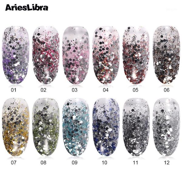 pot nail sequins flakes art glitter powder 12 colors sparkly pigment polish manicure decorations1, Silver;gold
pot nail sequins flakes art glitter powder 12 colors sparkly pigment polish manicure decorations1, Silver;gold