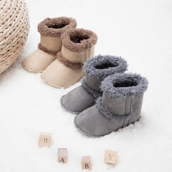 first walkers autumn winter baby snow boots solid color soft sole infant booties gray beige toddler shoes
first walkers autumn winter baby snow boots solid color soft sole infant booties gray beige toddler shoes